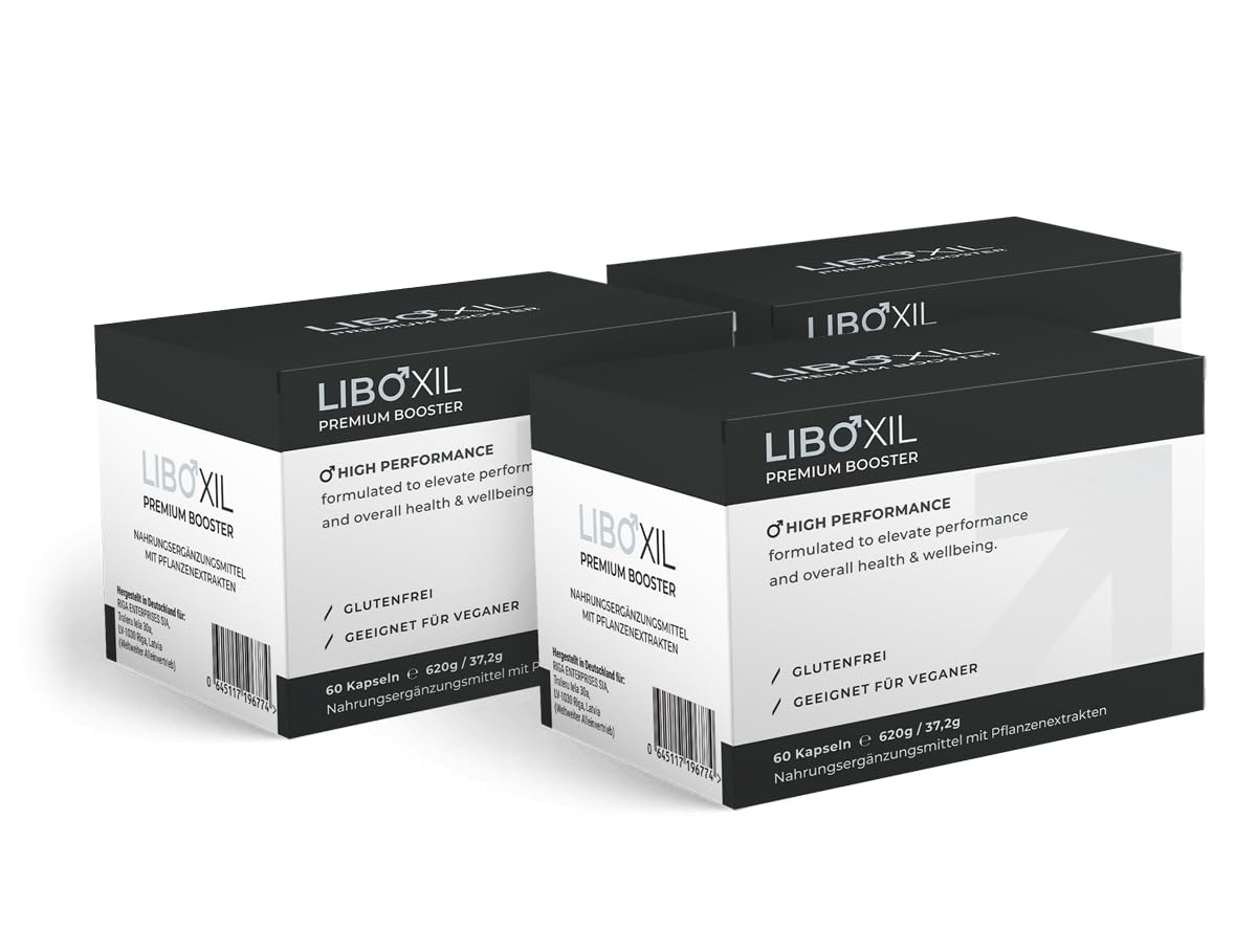 Kapseln hochdosiert - Premium Lust Kapsel für den aktiven Mann - innovativer Männer Complex mit Arginin, Maca, Guarana - Formel für männliche Lust - vegan Men Supplement (3 x 60 Kapseln)
