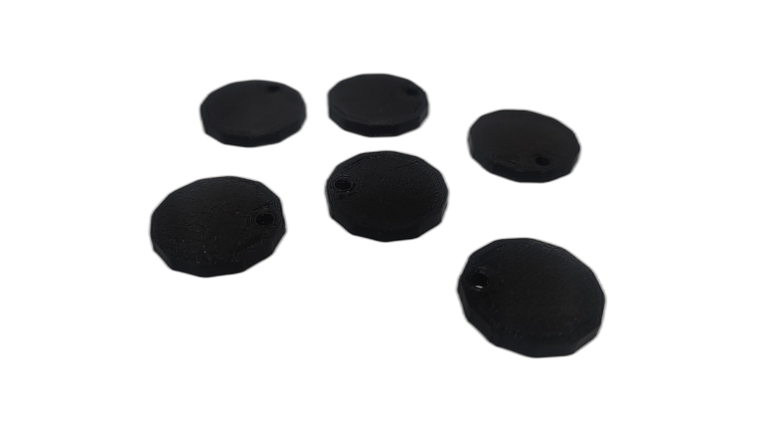 eTech4Us 200 Pack Black Trolley Coin Token Removable Supermarket 1 One Pound Shopping Cart Holder - 3D Printed