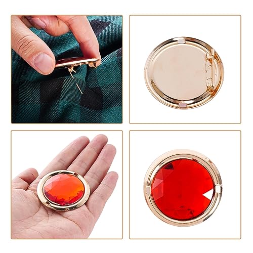 Dxhycc Women's Halloween Cosplay Waist Belt Adjustable Stone Chain Red Gems Belt for Halloween Party4