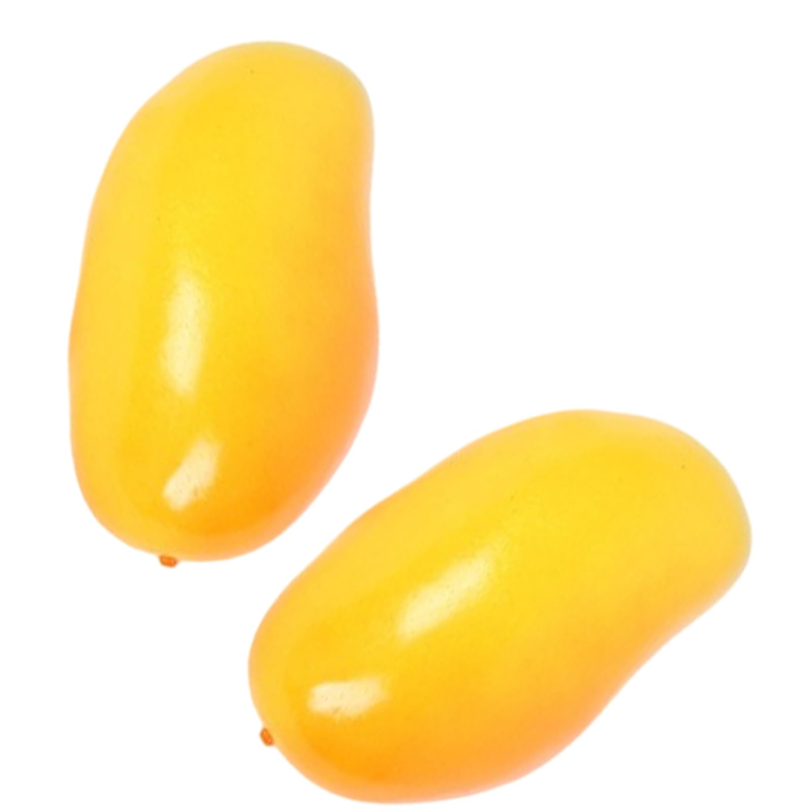 Kalttoy D 2Pcs Faux Foam Mangoes For Kitchen Cabinet An Shop Isplay Ecorative Realistic Fruits Ornament Photographic Props Ecorative Faux Fruit