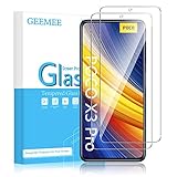 GEEMEE für Poco X3 Pro/Poco X3 NFC Protector de Pantalla, Cristal Templado Película Vidrio Templado 9H Alta Definicion Glass Screen Protector Film für Xiaomi 10T Lite (Transparent) - 2 Pack
