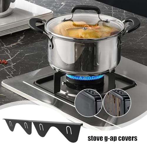 Couvercle d'espace du four anti-miettes réglable pour interstice de cuisine - 3
