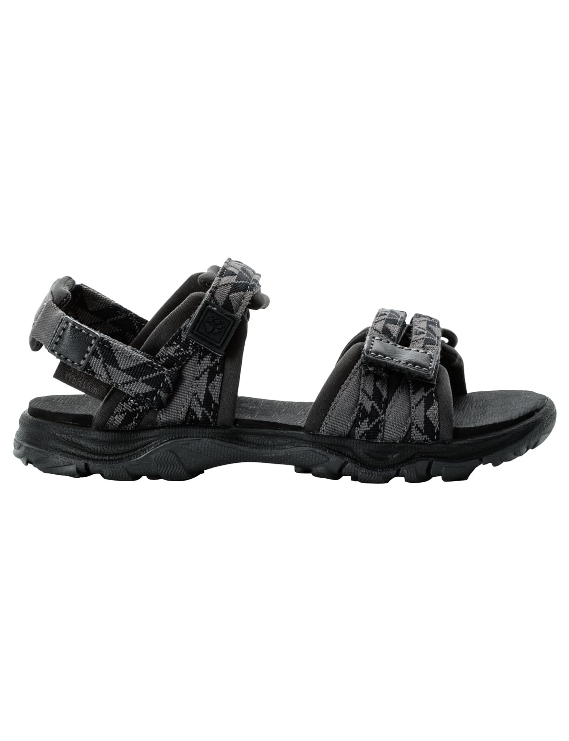 Jack Wolfskin Unisex 2 in 1 Sandal K Casual Sandals, black, 8.5 UK