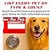 SpySpot 6 Pack Pet Alert Sticker, 4