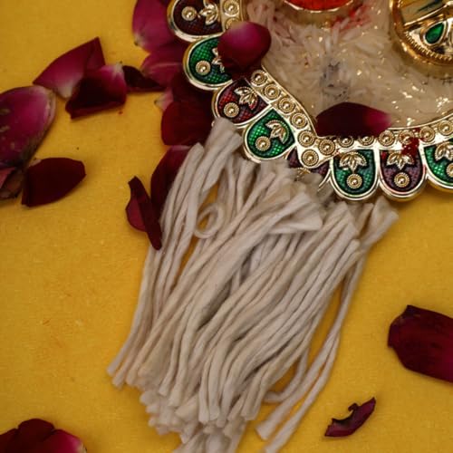 Image of Handmade Round Long Cotton Wicks, Lambi Diya Batti | Pack of 1000 Wicks | Perfect for Pooja, Aarti, Navratri, Home Decor, Meditation & Spiritual Prayers
