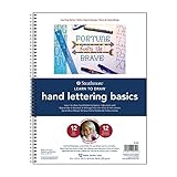 Strathmore Learning Series Hand Lettering Paper, Wirebound Pad, 9x12 inches, 28 Sheets (100lb/270g) - Artist Paper for Adults and Students - Markers, Ink, Pen