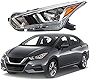 munirater Headlight Assembly Replacement for 2020 2021 Nissan Versa Halogen Headlight Lamp Assembly Left Headlamp Driver Side