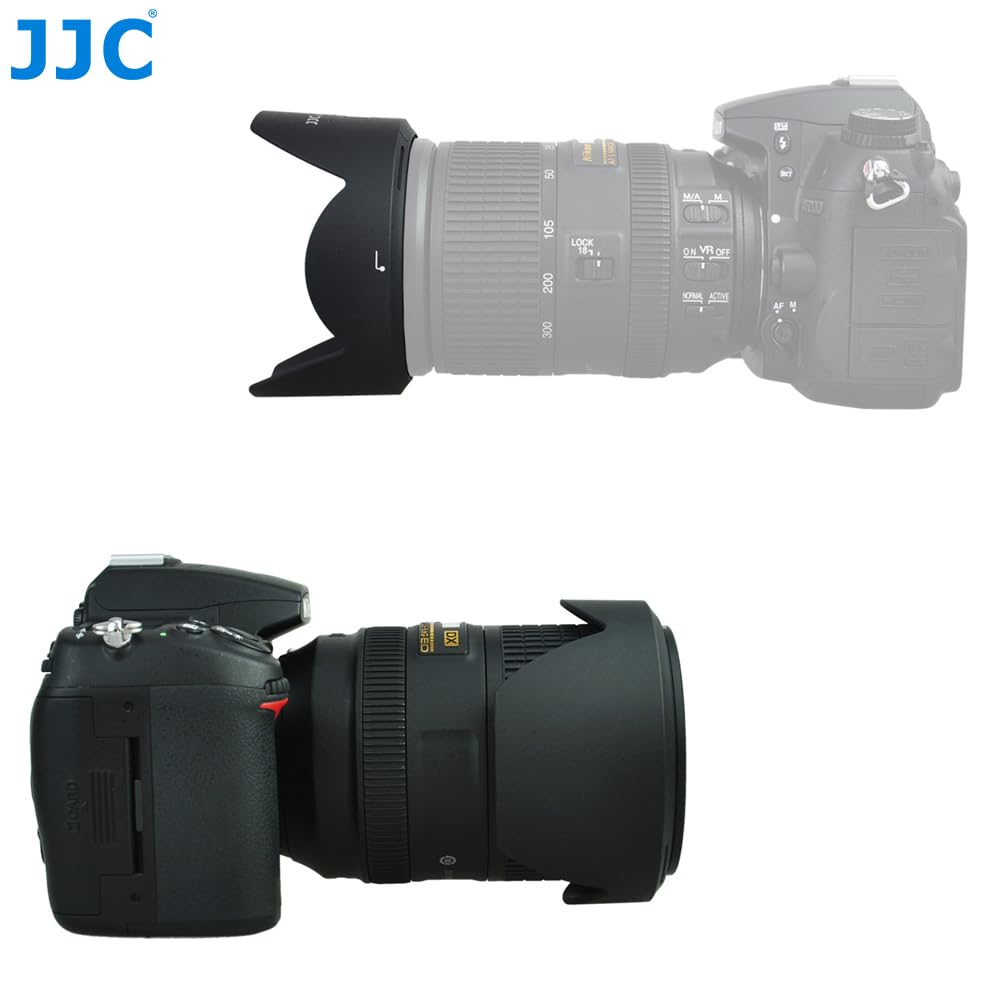 Pare-soleil (lunette) Pour Objectif Nikon AF-S DX 16-85mm Et 18-300mm - Modèle HB-39, Fixation Baïonnette, Plastique Mat