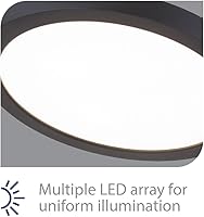 Vista 3 de WAC Lighting, Redondo LED Energy Star Montaje empotrado 3000K en negro