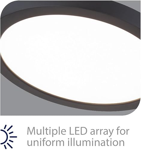Miniatura 3 de WAC Lighting, Redondo LED Energy Star Montaje empotrado 3000K en negro