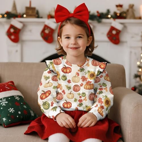 DISNIMO Thanksgiving Crewneck Sweatshirt Toddler Fall Outfits Clothes Girls Sweatshirts Pullover Shirts2