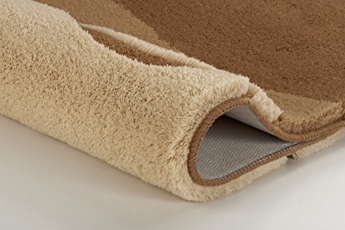 Kleine Wolke 55 x 55 cm Polyacrylic Pedestal Mat, Bamboo Beige