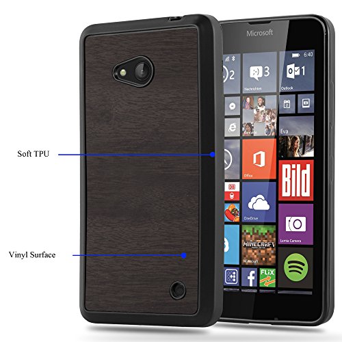 Cadorabo Custodia per Nokia Lumia 640 in WOODEN