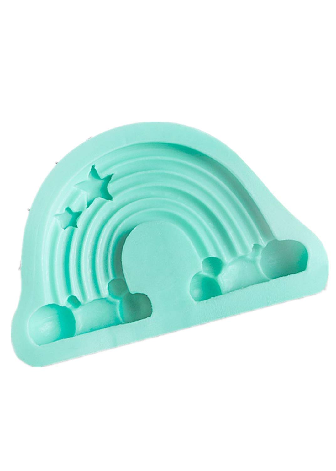 DIY Fondant Mold Flower Mermaid Tail Leaves Cute Silicone Fudge Cake Mold Chocolate Candy Clay Candle Handmade Baking Tools Decoration