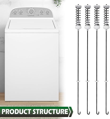 Miniatura 3 de GRAND ORANGE W10780048 - Juego de varillas de suspensión para lavadora Whirlpool Amana Maytag