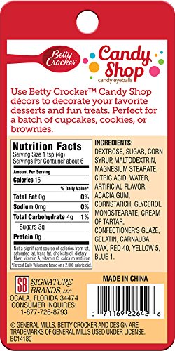 Betty Crocker Candy Shop, Eyeballs, 0.88 Oz #TOP1