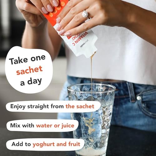 Zooki® Liposomal Vitamin C 1000mg Liquid Sachets | Alcohol Free, Vegan, Soy Free, Natural Ingredients | Immune System, Skin & Energy Support (Watermelon, 30 Count (Pack of 1))