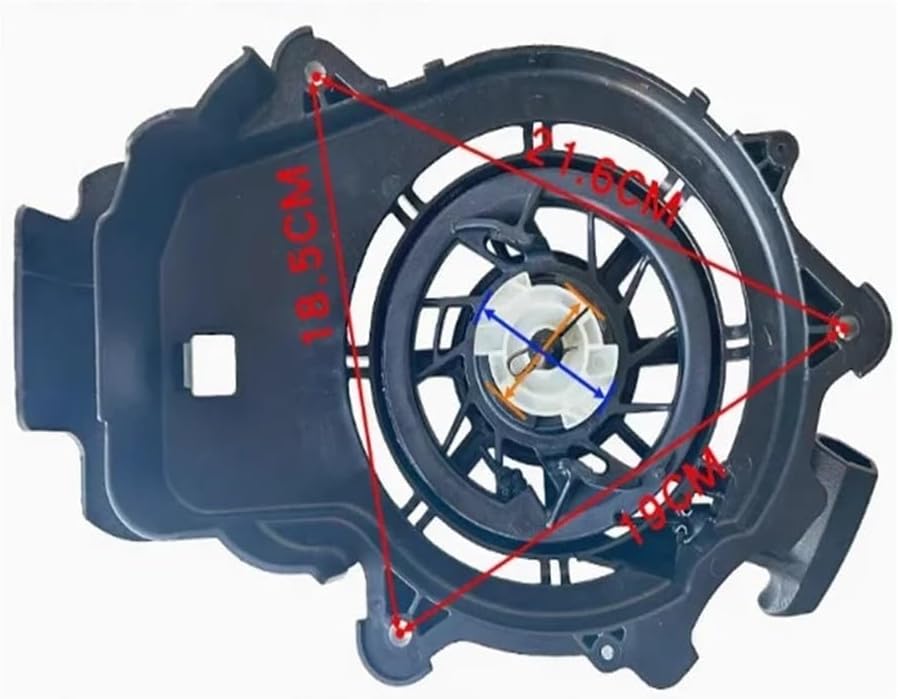 Recoil Starter Fit for BS 850E 190CC Engine Mower Hand Pull Start 597268