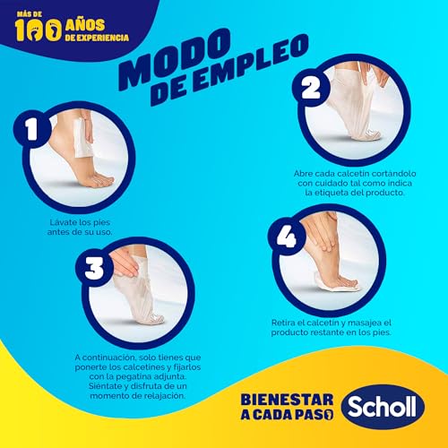 Scholl Cuidado de Pies, Mascarilla de Pies Nutritiva Expert Care, Hidratación Intensa y Duradera, Pack 2 Mascarillas - imagen 8