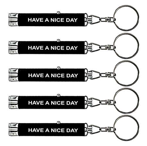 Vinylcation Funny Middle Finger Keychain LED Light - Projects Middle Finger Image - Novelty Gag Gift for Adults, Funny Prank Gift, White Elephant & Coworker Gift