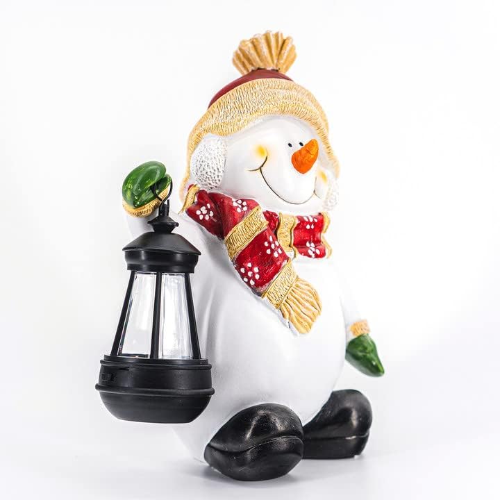 Miniatura 6 de Lámpara de muñeco de nieve de Navidad iluminada, decoración de otoño, muñeco de nieve de Navidad para interiores y exteriores, decoración de