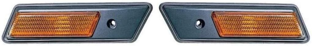 For 1989-1995 BMW 525i Pair Side Signal Lights Driver and Passenger Side BM2570102 BM2571102| 63131378009 63 13 1 378 010