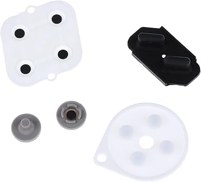 Controller Conductive Rubber Pad Silicone Adhesive Keys Button Pads Kit Repalcement Repair Part