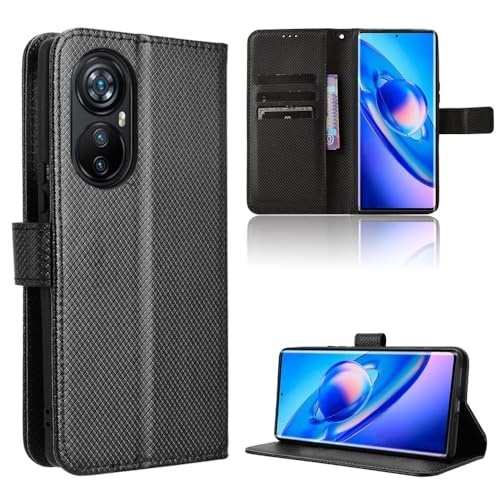 For Blackview A200 Pro �P�[�X �蒠�^�yBAOLINTX�z PU���U�[ �g�уP�[�X �ϏՌ� �y�� ���^ �J�[�h���[ ���u���@�\ �Ή� �w��h�~ �J�o�[ �}�O�l�b�g �S�ʕی� Blackview A200 Pro �X�}�z�P�[�X (�u���b