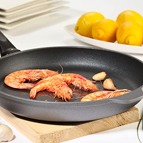 Swiss Diamond 11 Inch Frying Pan - Hd Nonstick Diamond Coated Aluminum Skillet - Dishwasher Safe And Oven Safe Fry Pan, Grey #TOP2