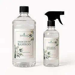 Kit Aromatizador De Ambientes 0,5L + Refil De 1 L De Lojas Famosas (Bamboo)