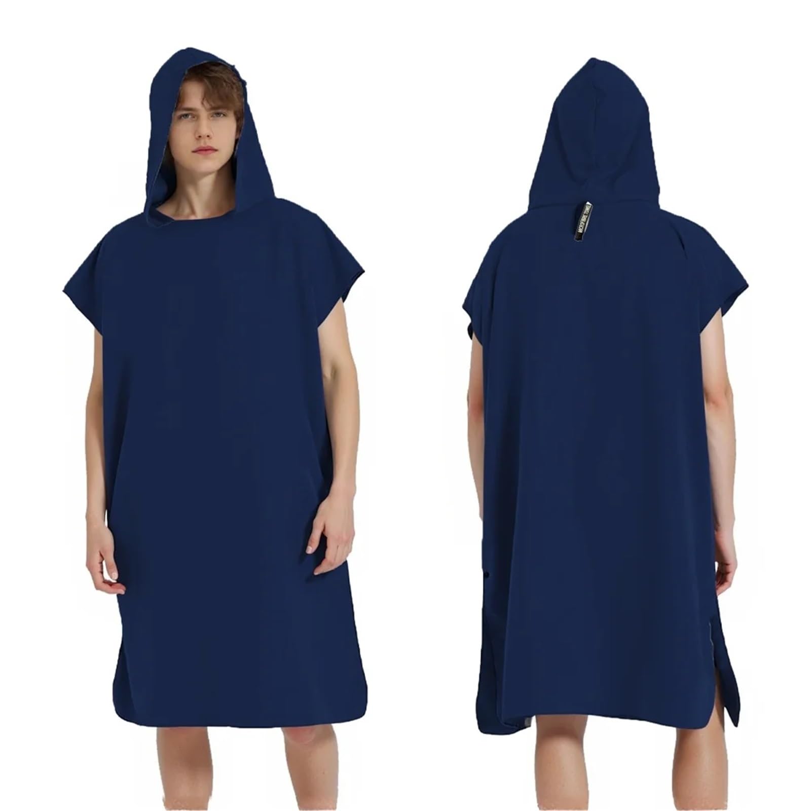 Handtuch-Poncho Kapuzenhandtuch Männer Frauen Schwimmen Strand Reise Schnelltrocknend Wickelmantel Cape Badetuch Bademantel Surf Poncho