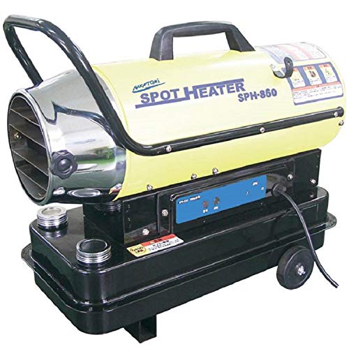 ナカトミ スポットヒーター 軽量12.8kg 10時間燃焼 角度調節 安全装置内蔵 【60Hz】 SPH-860