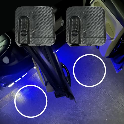 2Pcs Custom Logo LED Projector Car Door Step Courtesy Welcome Lights Wireless LED Personalized Logo Welcome Lamp Customized Photo Text