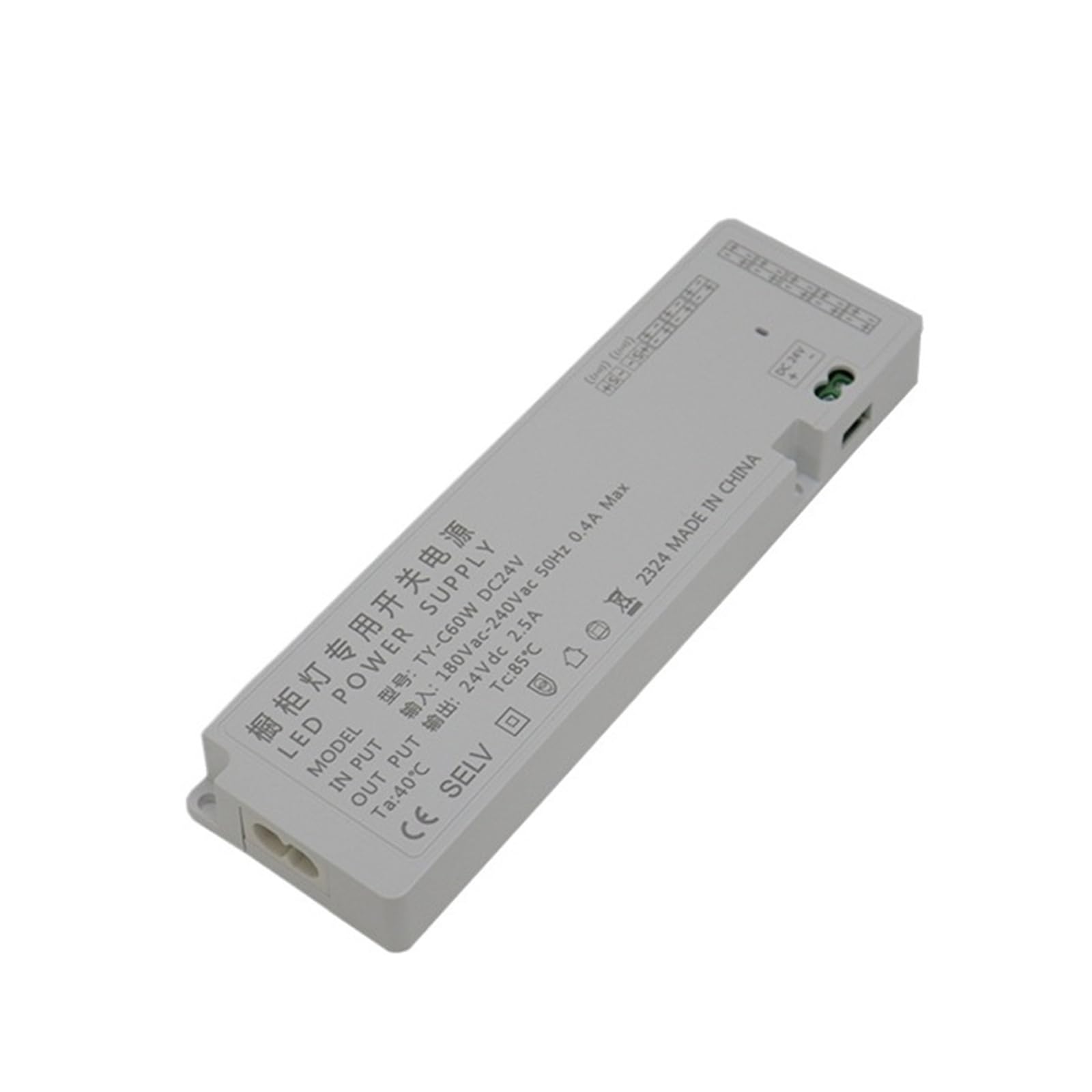 Interrupteur Basse Tension 12V 24V LED Induction 60W pour éclairage armoire et penderie