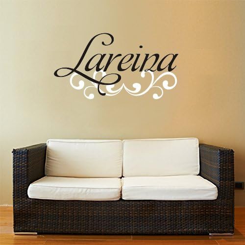 TwinkleWorld Wall Quotes Decal stickers decor with " Lareina"Measure (width: 30")Stricker