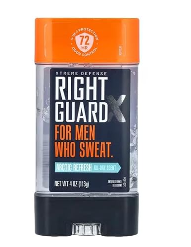 Right Guard Total Defense 5 Power Gel, Antiperspirant and Deodorant, Artic Refresh 4 Ounce (Pack of 3)