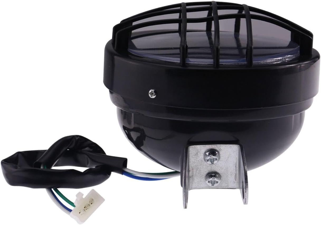 PRO BAT ATV 3 Wires 12V LED Front Head Light Headlight For Chinese 50cc 70 90 110cc 125cc UTV DUNE BUGGY GO KART Pack of 2