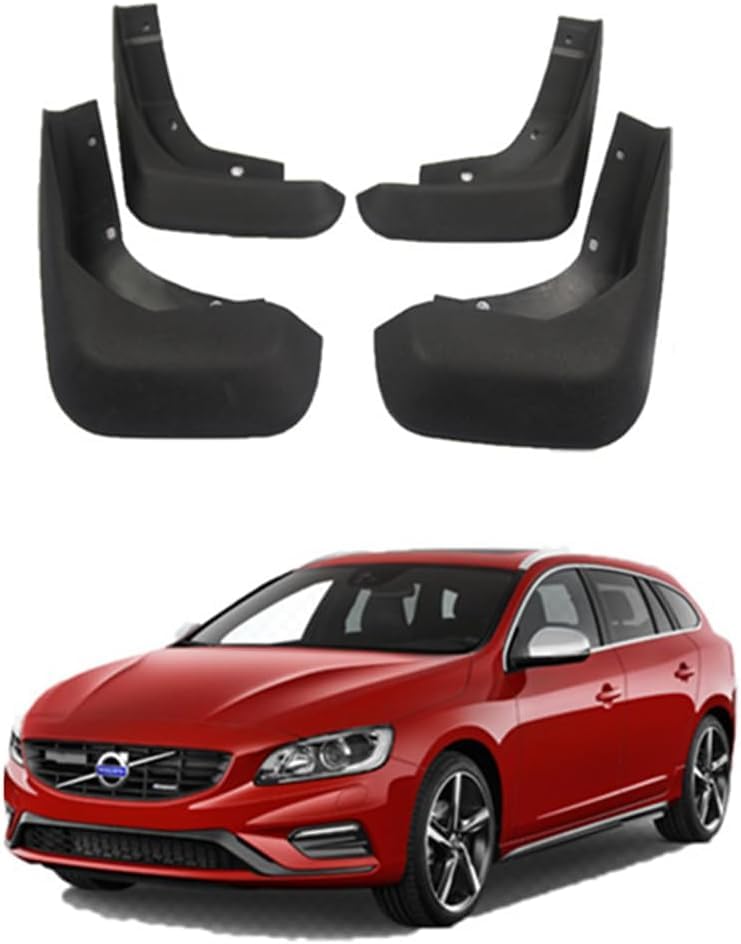 Faldillas guardabarros para Volvo V60 2011-2018 con montaje directo