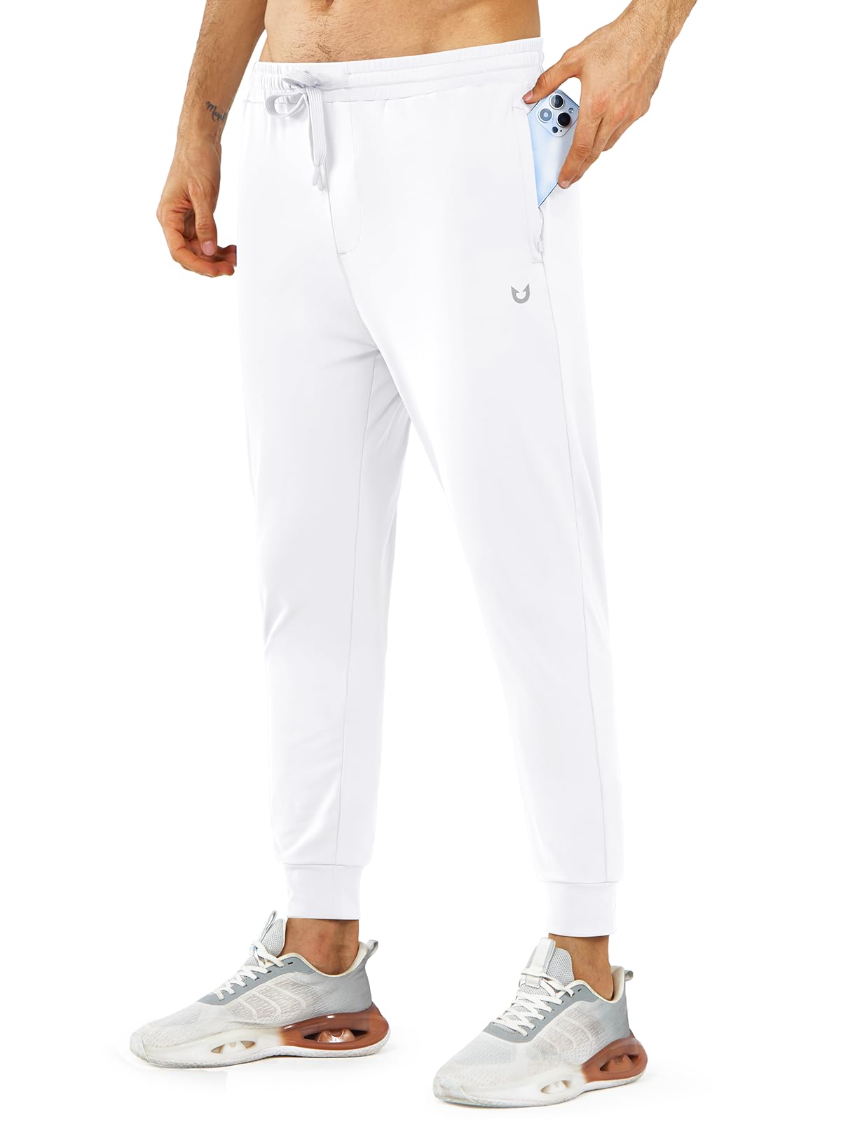 NORTHYARDMen's Joggers Pants with Zipper Pockets Lightweight Sweatpants Athletic Running Workout Track Pants for Men