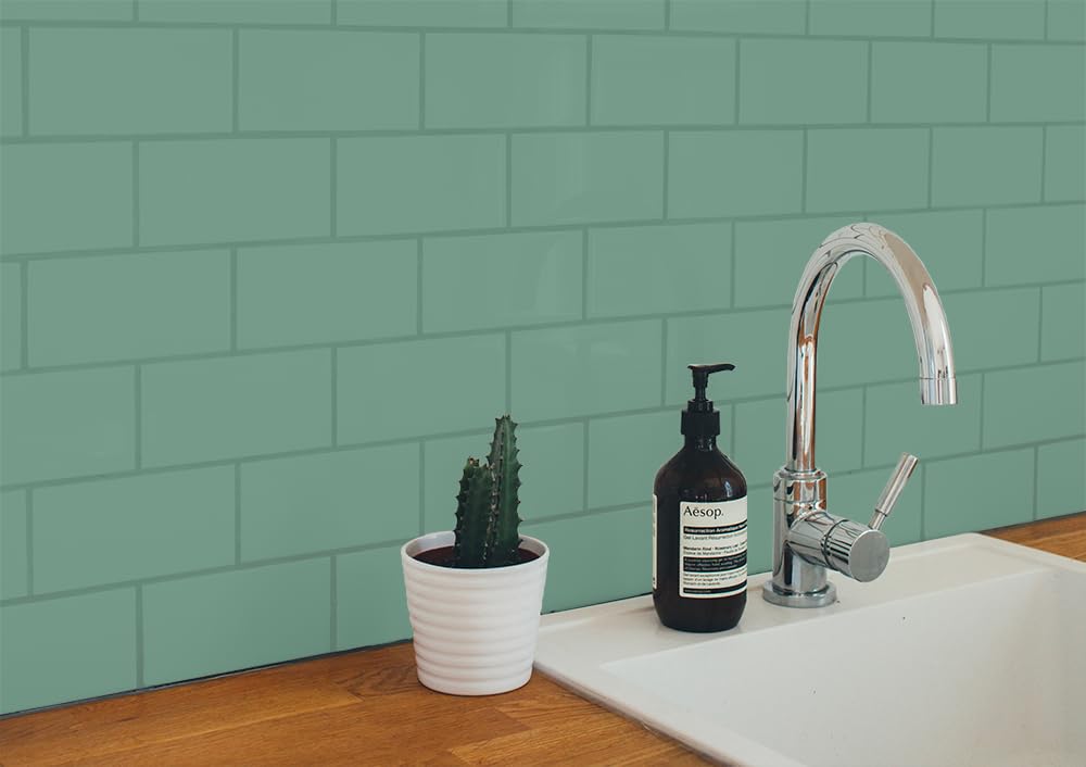 BOX DECO COLORES Pintura mueble cocina y baño a base de laca poliuretano monocomponente aspecto satinado Aqua PU MONO – 750 ml / 7,5 m², verde salvia