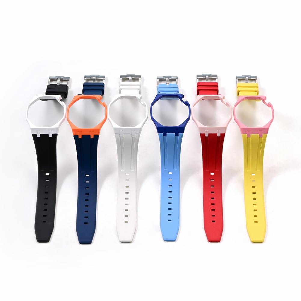 Bioceramic Gumowa obudowa i pasek do zegarka AP x Swatch Royal Pop - zamieniając zegarek kieszonkowy w zegarek na rękę