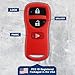 KeylessOption Key Fob for 2002 2003 2004 2005 2006 2007 2008 2009 2010 2011 2012 2013 2014 2015 2016 2017 Nissan Titan Rogue Infiniti Remote, 3-Button KBRASTU15, Programming Guide Included