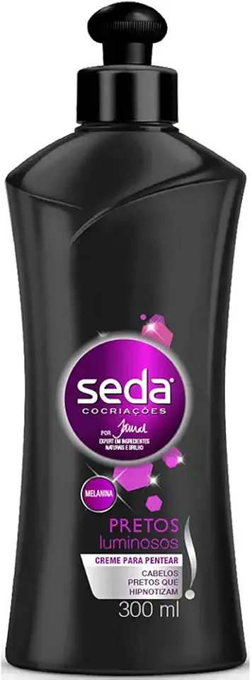 Seda Creme Para Pentear 300 Ml Pretos Luminosos