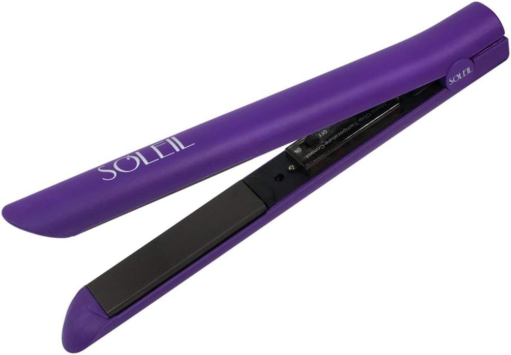 Soleil Ceramic Hair Straightener Basic Purple