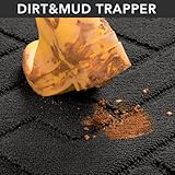 Biscpro Door Mat, 80x100cm DoorMat Indoor Washable, Doormat Indoor Dirt Trapper Non-slip,Absorbent Inside Entrance Rug Mat for Entryway,Patio,Garden,Laundry Room,Pets - Dark Gray - Image 4