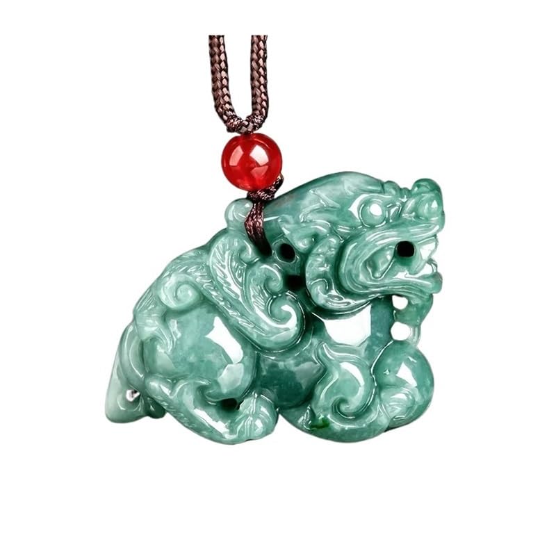 Collier Pixiu en jadéite et cordon réglable à offrir