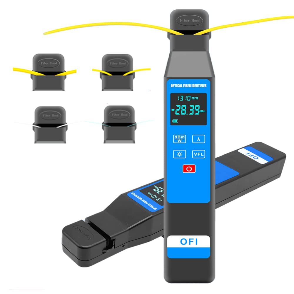 See full amazon price history chart for YICIZOL Live Optical Fiber Identifier Fiber Identifier with Wave Respond 800-1700nm Detection Rang +13~-50dBm Built in 10mw VFL and Optical Fiber Power Meter -50~+26dB FTTH Tool (YC-ID-401) YICIZOL Live Optical Fiber Identifier Fiber Identifier with Wave Respond 800-1700nm Detection Rang +13~-50dBm Built in 10mw VFL and Optical Fiber Power Meter -50~+26dB FTTH Tool (YC-ID-401) (B0BMXGJWJL) Amazon Price History, Amazon Price Tracker
