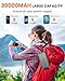 Riapow Solar Power Bank 26800mAh - USB C Portable Solar Charger Fast...