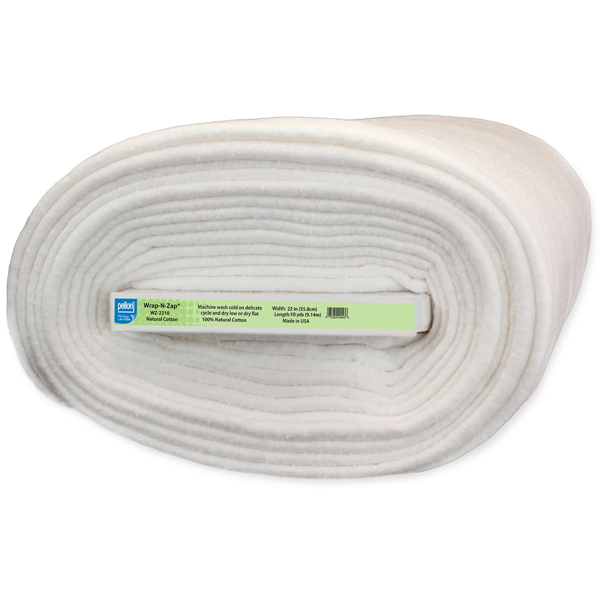 Pellon WZ-2210 Wrap-N-Zap Batting for Microwave Projects, 22" x 10 Yards Rolled on Board