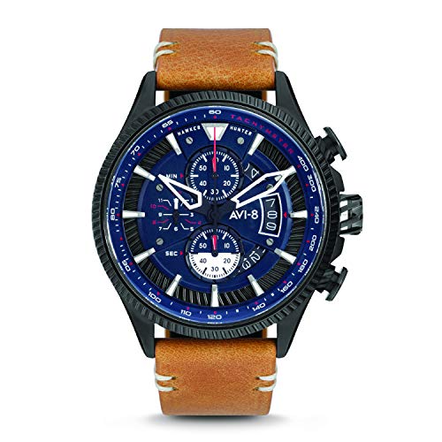AVI-8 Montre Hawker Hunter, Marron, Sangle, Marron, Sangle